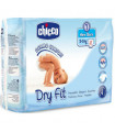 PAÑAL CHICCO DRY FIT T1 25KG 27ud