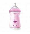 BIBERON NATFEELING 6M+ 330ML ROSA