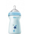 BIBERON NATFEELING 6M+ 330ML AZUL