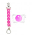 CHUPETE MICRO  02M + CLIP FASHION ROSA